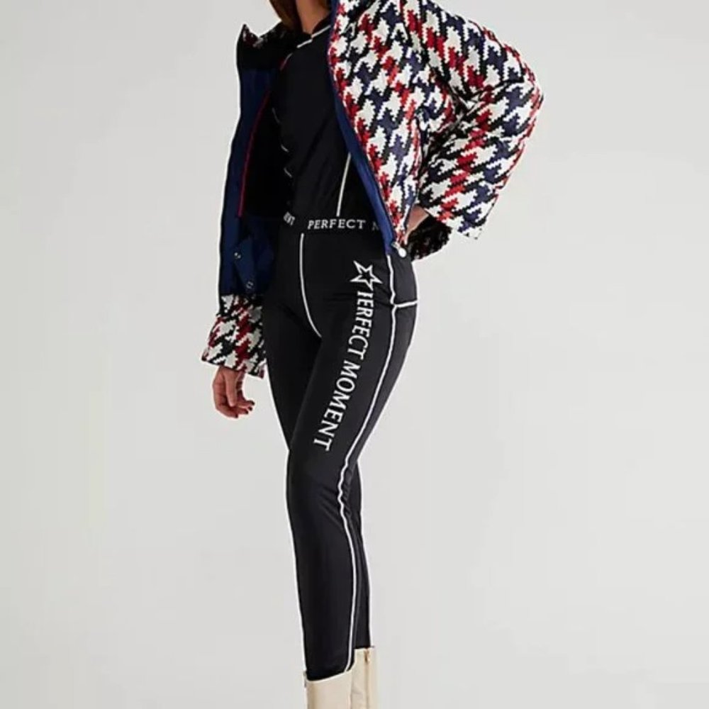 Perfect Moment Thermal Scuba Hood Pant in BLACK